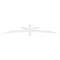 Ekena Millwork Alberta Architectural Grade PVC Gable Bracket, 96"W x 16"H x 2"D x 4"F, 4/12 Pitch GBP096X16X0204ALB00 - alternate 3